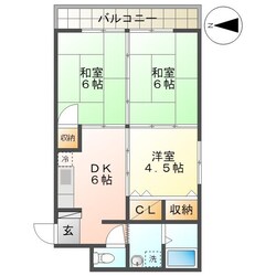 大山入口バス停 徒歩2分 2階の物件間取画像